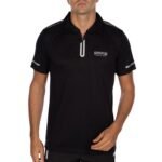 Polo de sport zippé