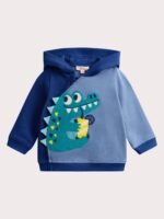 Gilet à capuche bleu vif pour bébé garçon