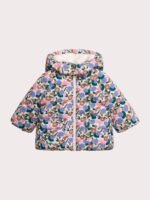 Doudoune prune pour bébé fille