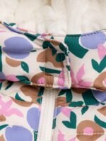 Doudoune prune pour bébé fille – Image 3