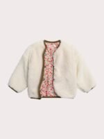 Cardigan réversible à fleurs pour bébé fille