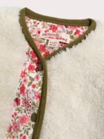 Cardigan réversible à fleurs pour bébé fille – Image 2