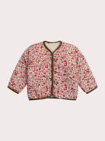 Cardigan réversible à fleurs pour bébé fille – Image 3