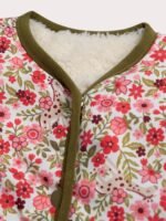 Cardigan réversible à fleurs pour bébé fille – Image 4