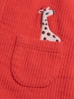 Robe pivoine girafe pour bébé fille – Image 3