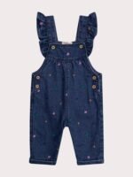 Combinaision denim pour bébé fille