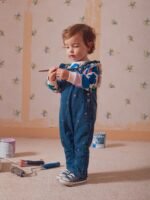 Combinaision denim pour bébé fille – Image 2