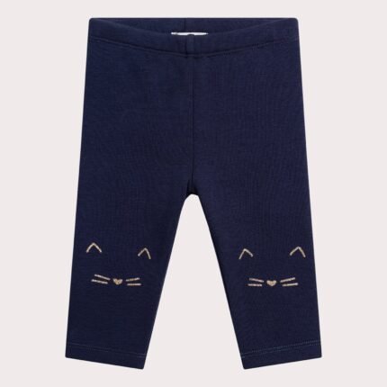 Pantalon bleu marine pour bébé fille