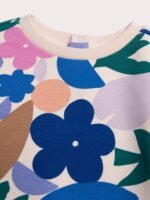Sweat-shirt fleuri pour bébé fille – Image 3