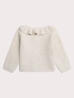 Cardigan écru pour bébé fille – Image 3