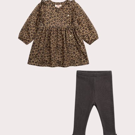 Ensemble léopard pour bébé fille