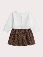 Robe léopard pour bébé fille – Image 4