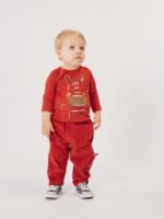 T-shirt zèbre rouge pour bébé garçon – Image 2