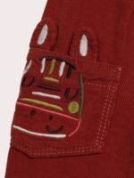Pantalon rouge zèbre pour bébé garçon – Image 4
