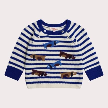 Pull à rayures pour bébé garçon
