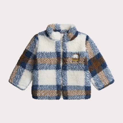 Veste à carreaux pour bébé garçon