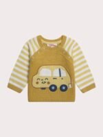 Pull voiture pour bébé garçon