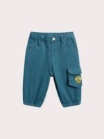 Pantalon  bleu paon pour bébé garçon