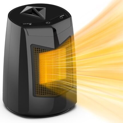 Chauffage d'Appoint 800W noir Vendos85