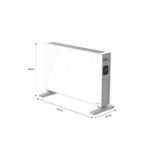 Radiateur Convecteur électrique Mobile - Oceanic - 2000 W - 2 Puissances - Blanc Mat Oceanic – Image 6