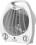 Radiateur et Ventilateur Soufflant. Portable. Air Chaud / Froid. Thermostat 2000 Blanc HT1126 – Image 9