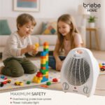 Radiateur et Ventilateur Soufflant. Portable. Air Chaud / Froid. Thermostat 2000 Blanc HT1126 – Image 8