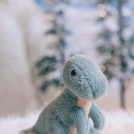 Peluche - Dino Sacha Bleu