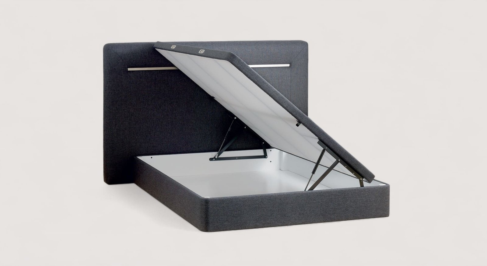 ANDPWC360L_Dimensions-Lit-coffre-PW-360 Lit coffre PW 360 30 tissus au choix – Image 1