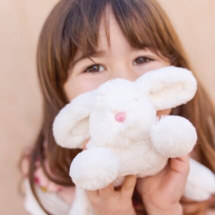 Peluche - Lapin Ninon blanc