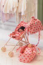 Poussette - Volants cœur bonton + minikane – Image 4