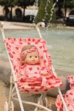 Poussette - Volants cœur bonton + minikane – Image 5