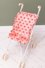 Poussette - Volants cœur bonton + minikane
