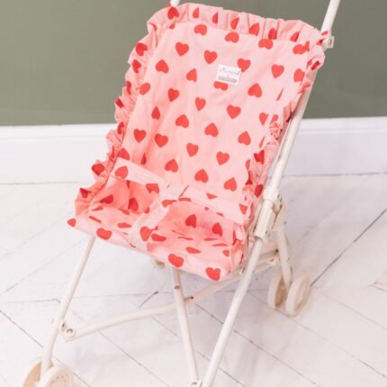 Poussette - Volants cœur bonton + minikane