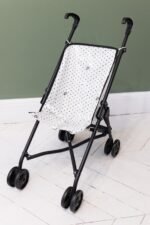 Poussette - Etoile noir bonton + minikane