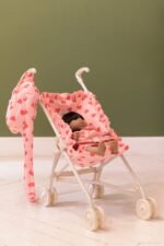 Poussette - Volants cœur bonton + minikane – Image 2
