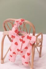 Accessoire poupon - Ensemble Lili cœur bonton + minikane