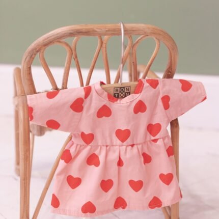 Accessoire poupon - Ensemble Faustine cœur bonton + minikane