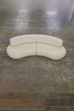 CANAPÉ BOUCLETTE BLANCHE MODULABLE