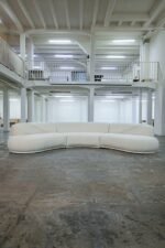 CANAPÉ BOUCLETTE BLANCHE MODULABLE – Image 12