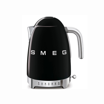 Bouilloire température réglable Smeg noir