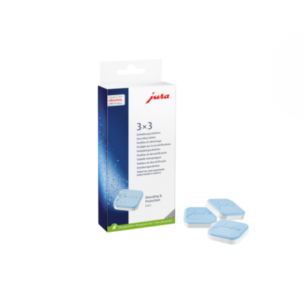 9 tablettes de détartrage JURA – pack de 9 tablettes en deux phases