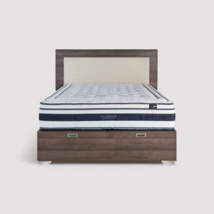 Lit coffre HUGO Bois Vermont Walnut