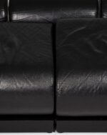 CANAPÉ DEUX PLACES OBLIQUA EN CUIR. MARIO BOTTA. 1980s – Image 15