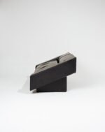 CANAPÉ DEUX PLACES OBLIQUA EN CUIR. MARIO BOTTA. 1980s – Image 5