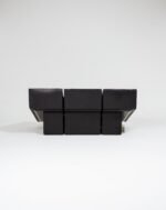 CANAPÉ DEUX PLACES OBLIQUA EN CUIR. MARIO BOTTA. 1980s – Image 7