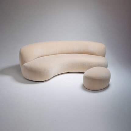 CANAPÉ ET POUF. PIERRE AUGUSTIN ROSE