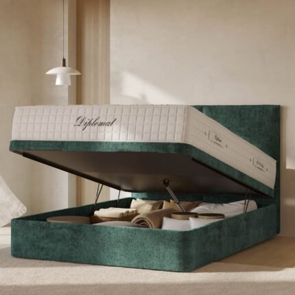 Lit coffre TROUVILLE Bergamo Verde botella