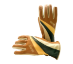 GANTS MOTO CUIR Wildust Sisters. 70'S STRIPE. CAMEL – Image 9