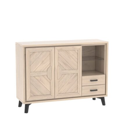 HAUSSMANN - Meuble d'appui 2 portes. 1 tiroir. 1 niche