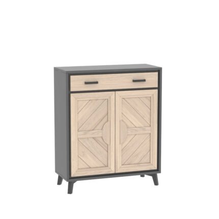 HAUSSMANN - Meuble d'entrée 2 portes 1 tiroir